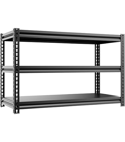 Amazon.com: cynnda 3-Tier 48”D X 17.7”W X 40”H Garage Shelving
